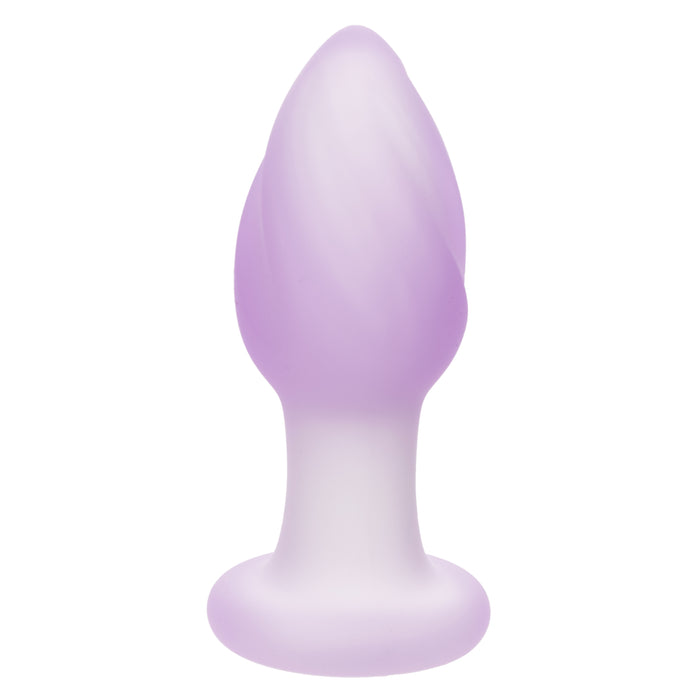 Lavender Haze Ridged Vibrating Butt Plug