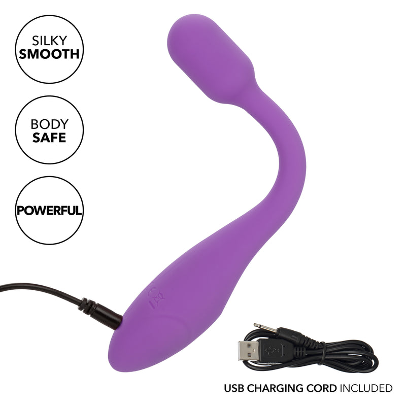 Flex-O-Teaser Slim Flexible Silicone Rechargeable Vibrator
