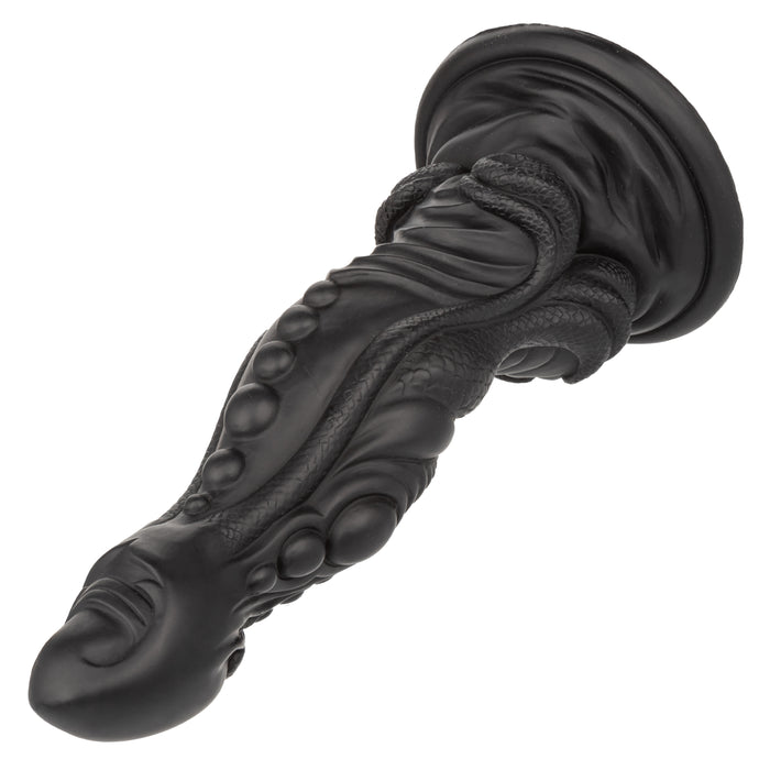 The Colossus Extreme 9.75 Inch Thick Textured Silicone Monster Dong