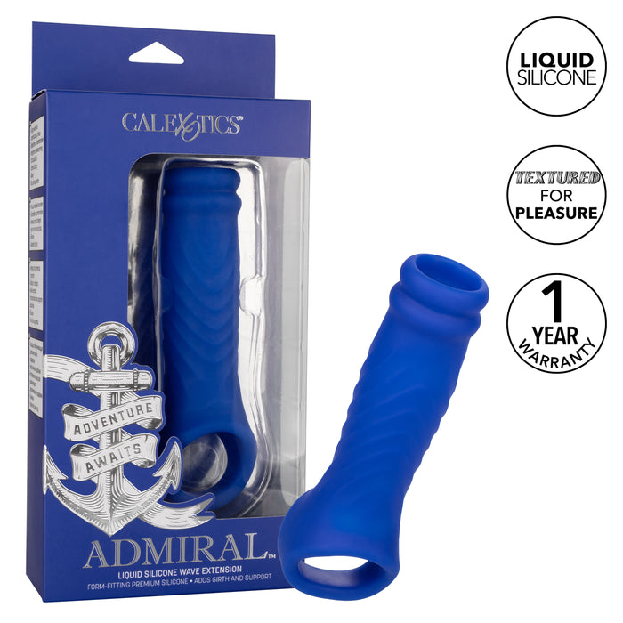 Admiral™ Liquid Silicone Wave Penis Extension