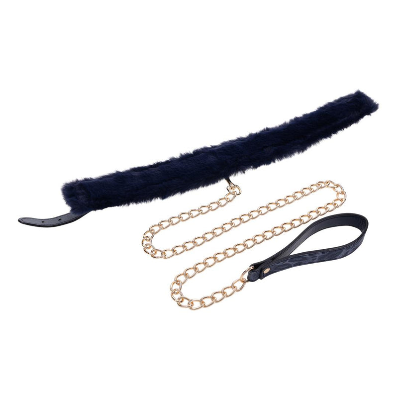 Cougar Faux Fur Collar & Leash