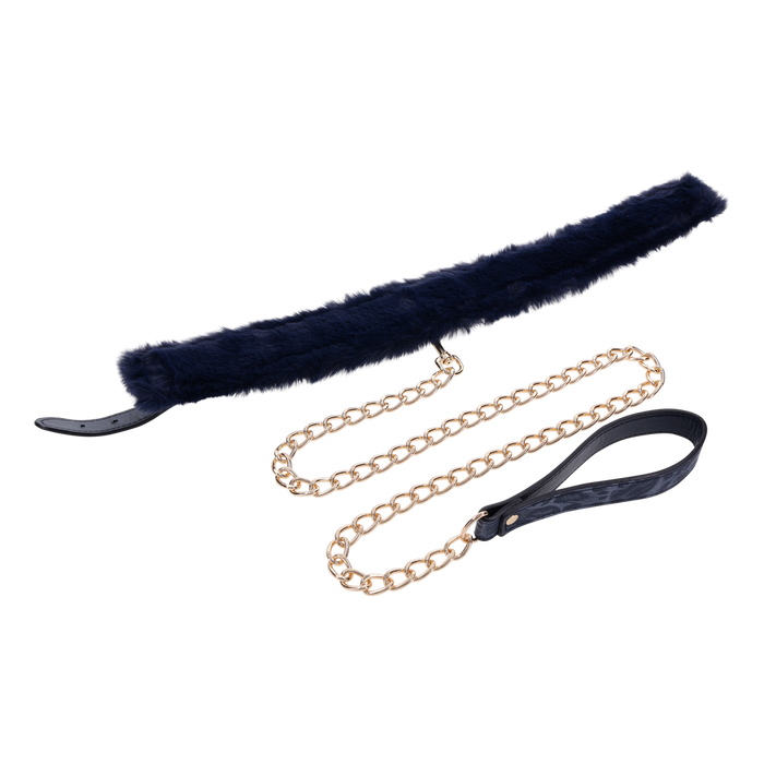 Cougar Faux Fur Collar & Leash