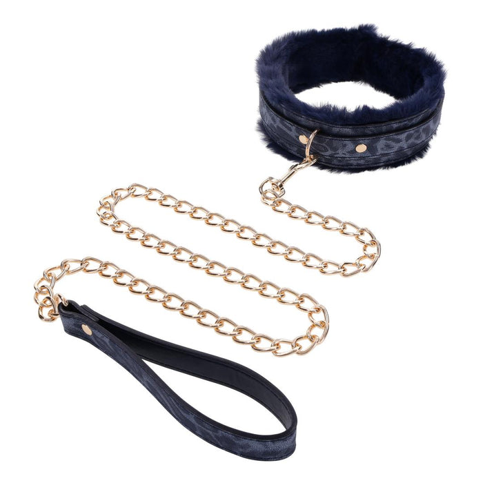 Cougar Faux Fur Collar & Leash