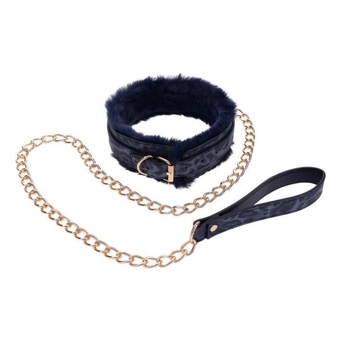 Cougar Faux Fur Collar & Leash