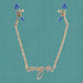 Cougar Nipple Clamps with Gold Chain and 'Cougar' Pendant