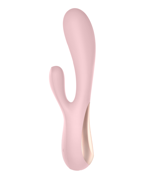 Satisfyer Rabbit Vibrator Satisfyer Mono Flex App Enabled Rabbit Vibrator - Pink