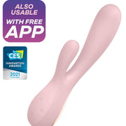 Satisfyer Mono Flex App Enabled Rabbit Vibrator - Pink