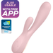 Satisfyer Rabbit Vibrator Satisfyer Mono Flex App Enabled Rabbit Vibrator - Pink