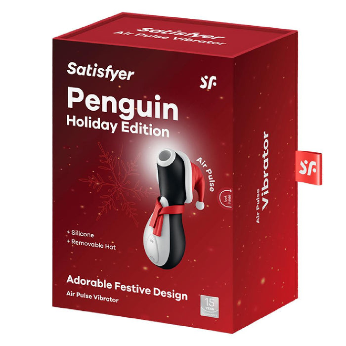 Satisfyer Penguin Holiday Edition Pressure Wave Waterproof Silicone Stimulator