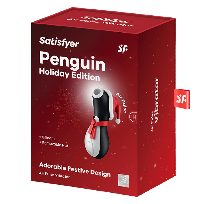 Satisfyer Penguin Holiday Edition Pressure Wave Waterproof Silicone Stimulator