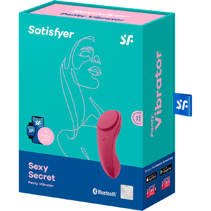 Satisfyer Vibrator Satisfyer Sexy Secret Panty Vibrator with App Control - Wine Red