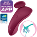 Satisfyer Vibrator Satisfyer Sexy Secret Panty Vibrator with App Control - Wine Red