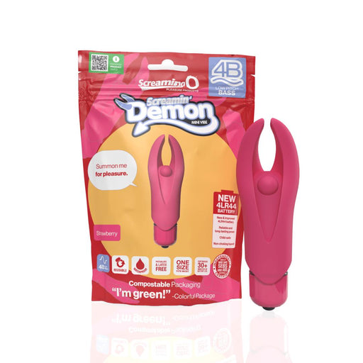 Screamin' Demon 4B Rumbly Bullet Vibrator - Pink