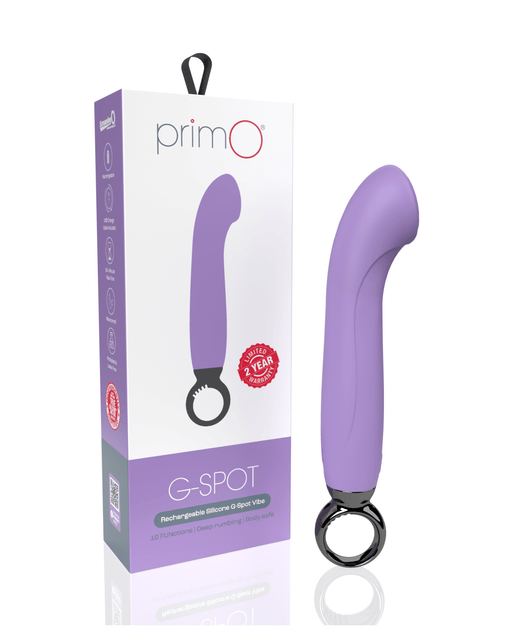 Screaming O Vibrator Screaming O Primo G-Spot Vibrator with Finger Loop - Purple