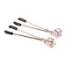 Sex And Mischief Brat Pearl Nipple Clips - Rose Gold