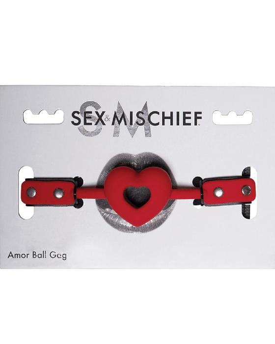 Sportsheets Ball Gag Sex & Mischief Amor Heart Shaped Ball Gag