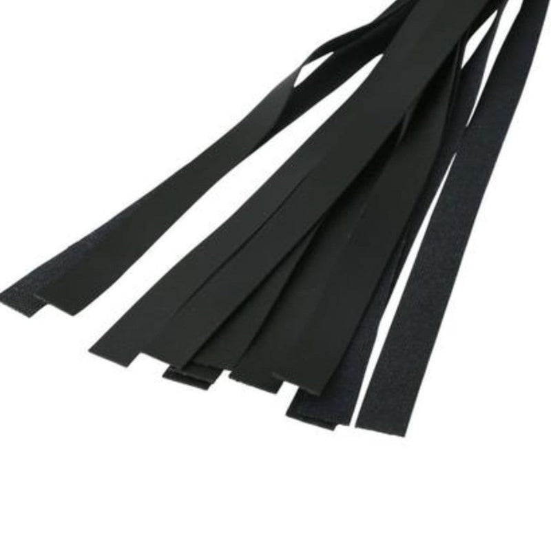 Sex and Mischief Black Faux Leather Flogger