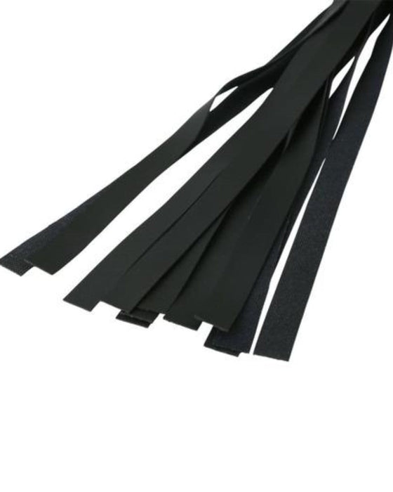 Sportsheets Flogger Sex and Mischief Black Faux Leather Flogger