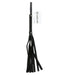 Sportsheets Flogger Sex and Mischief Black Faux Leather Flogger