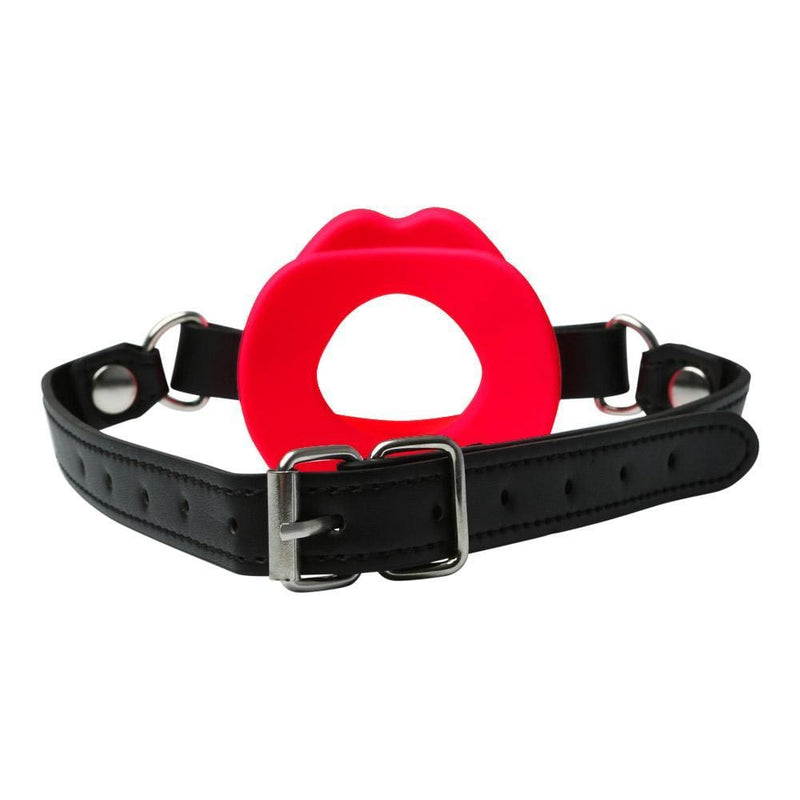 Sex and Mischief Red Silicone Lip Shaped Mouth Gag