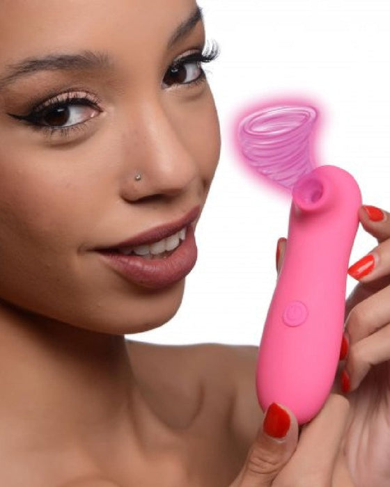 XR Brands Vibrator Shegasm Travel Sidekick Clitoral Suction Stimulator