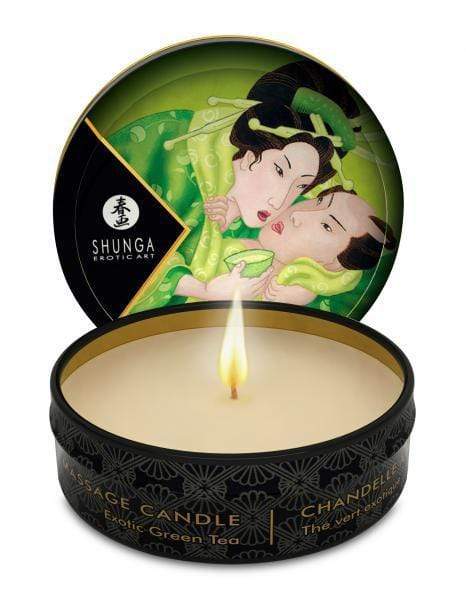 Shunga Candle Shunga Erotic Massage Candle Green Tea - Travel Size 30ml (1 oz.)