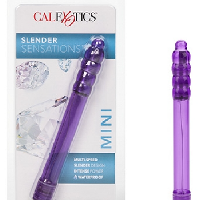 CalExotics Vibrator Purple Slender Sensations Waterproof Vibrator