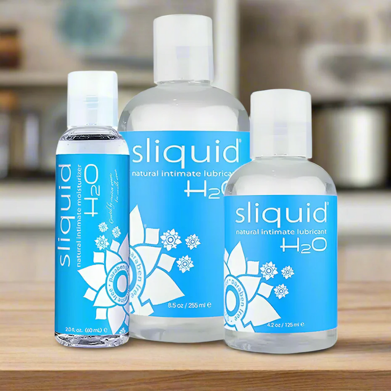 Sliquid H2O Water Based Glycerin Free Lubricant - Various Sizes