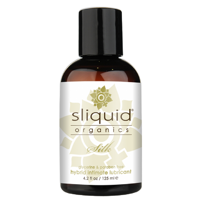 Sliquid Organics Silk Water/Silicone Hybrid Lubricant 4.2 oz