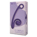 Snail Vibe Curve Ultra Powerful 2 Motor Dual Stimulating Vibrator - Purple