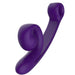 Snail Vibe Curve Ultra Powerful 2 Motor Dual Stimulating Vibrator - Purple