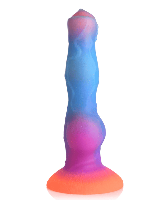 XR Brands Dildo Space Cock Glow-In-The-Dark Silicone Alien Dildo