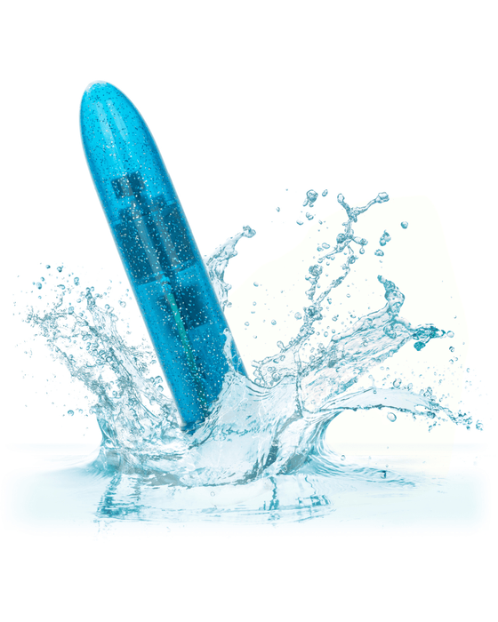 CalExotics Vibrator Sparkle Beginner's Mini Waterproof Vibrator - Blue