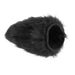 Spiked and Furry Black Sensory Mitt
