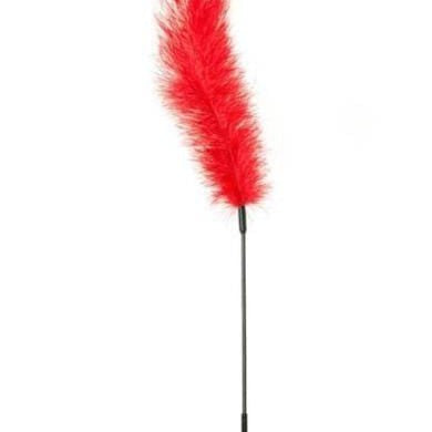 Sportsheets Feather Tickler Sportsheets Ostrich Feather Tickler - Red