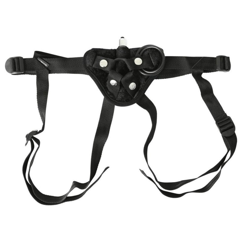 Sportsheets Vibrating Velvet Strap-on Harness
