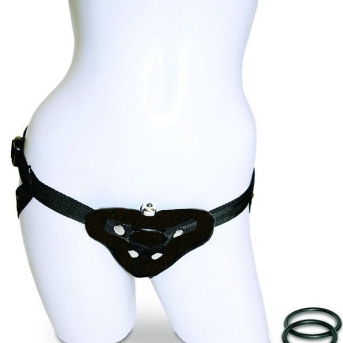 Sportsheets Vibrating Velvet Strap-on Harness