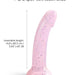 Starlight Pink Glitter 7 inch Silicone Dildo