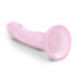 Starlight Pink Glitter 7 inch Silicone Dildo
