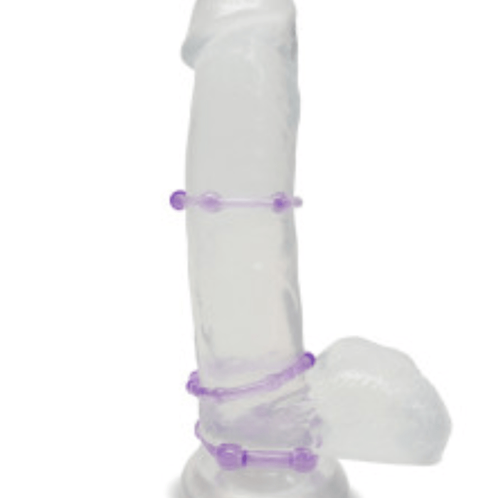 Blush Novelties Cock Ring Stay Hard Beaded Cock Ring 3 Package