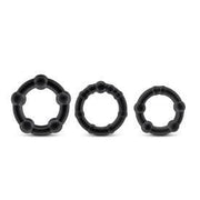 Stay Hard Beaded Cock Ring 3 Package
