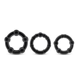 Stay Hard Beaded Cock Ring 3 Package