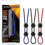 Stay Hard Silicone Double Loop Cock Ring