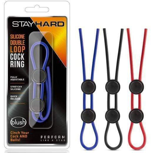 Stay Hard Silicone Double Loop Cock Ring