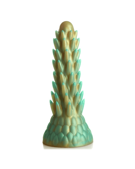 XR Brands Dildo Stegosaurus Spiky Reptile Silicone Dildo