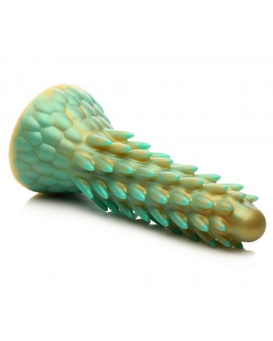 XR Brands Dildo Stegosaurus Spiky Reptile Silicone Dildo