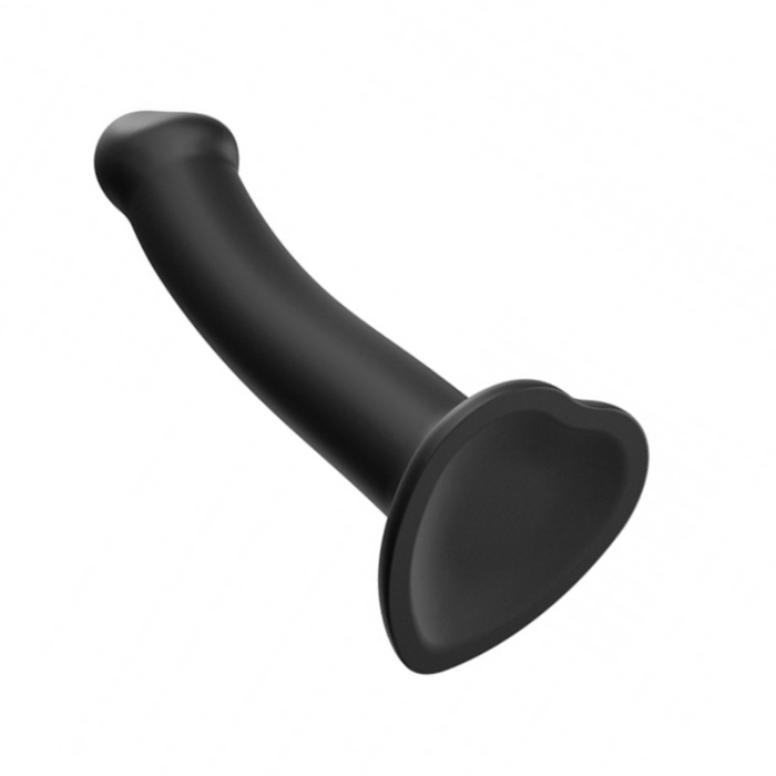 Strap On Me Dildo Strap-On-Me Semi-Realistic Large Silicone Dildo - Black