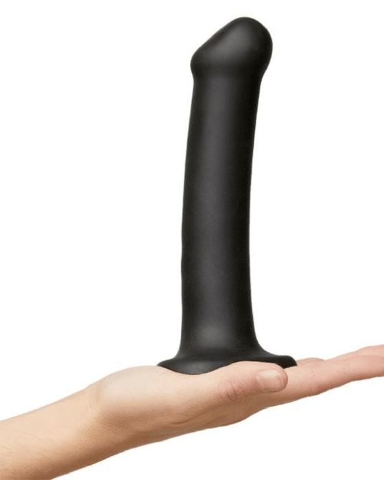 Strap On Me Dildo Strap-On-Me Semi-Realistic Large Silicone Dildo - Black