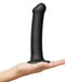 Strap On Me Dildo Strap-On-Me Semi-Realistic Large Silicone Dildo - Black