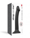 Strap On Me Dildo Strap-On-Me Semi-Realistic Medium Silicone Dildo - Black